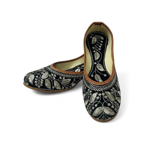 New Women Handmade Work Punjabi Jutti & Mojari | Fancy Jutti| |Girlish Jutti| Sippi Jutti - Image 3